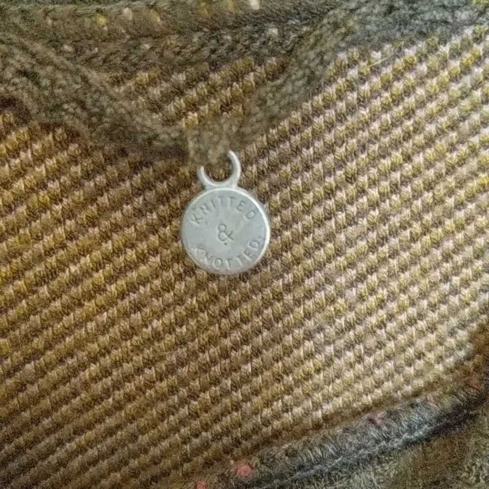 Anthropologie mock neck Bell sleeve olive green sweater - Picture 3 of 4